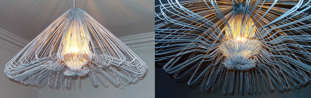Gregg Clifton - Wire Hanger Lamp